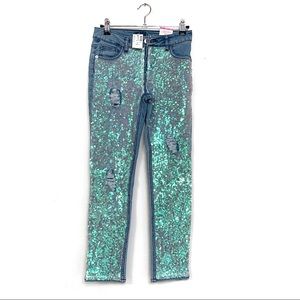 Justice Super Skinny Mid Rise Jeans